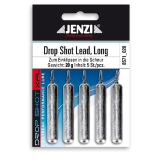 Drop-Shot Blei - Long mit Spezial-Wirbel - 12 g - 7 Stck