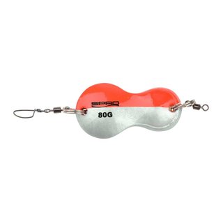 Spro Butt Spoon - Red Flasher - 80 g